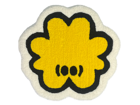 YELLOW FOES RUG